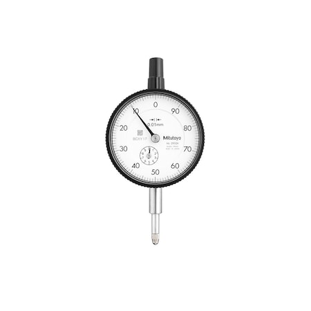 Mitutoyo Dial Indicator, Fb, 0.01-2.5mm 2230SB-01
