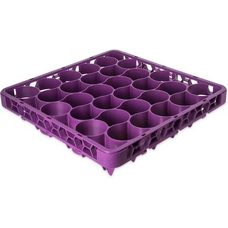 Carlisle Foodservice Long Glass Rack Ext, 30 Comp, Lavender, PK4 REW30LC89