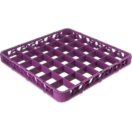 Carlisle Foodservice Dvde Glss Rack Ext, 1.78", Lvn, 36 Comp, PK6 RE36C89