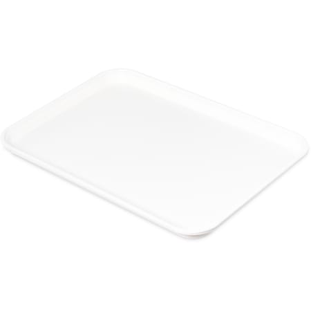 Carlisle Foodservice Fbrgl Market Tray, 17.75x12.75x1", Wt, PK12 1318FMT301