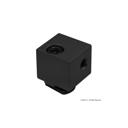 80/20 Black S/S Panel Mount Block 10 S 2910-BLACK