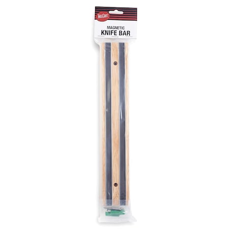 Tablecraft Magnetic Knife Holder, Wood, 12" 2912W