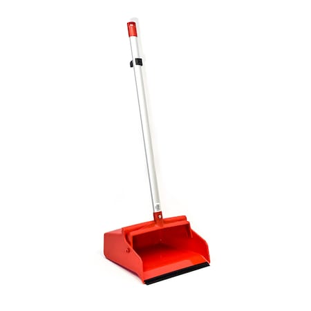 Malish Janitorial Dust Pan, Lobby Style Red, PK 6 29201