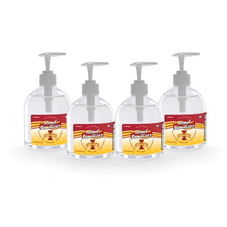 Fanmats Hand Sanitizer, Iowa State, 16 oz., Pu, PK4 29298