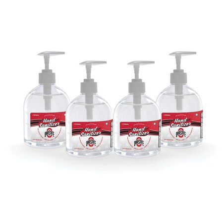Fanmats Hand Sanitizer, Ohio State, 16 oz., Pu, PK4 29304
