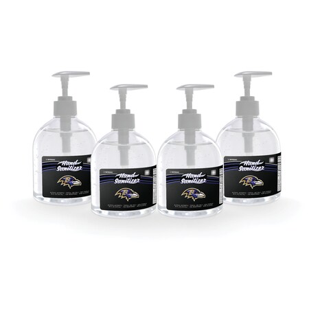 Fanmats Hand Sanitizer, Baltimore Ravens, 16, PK4 29313