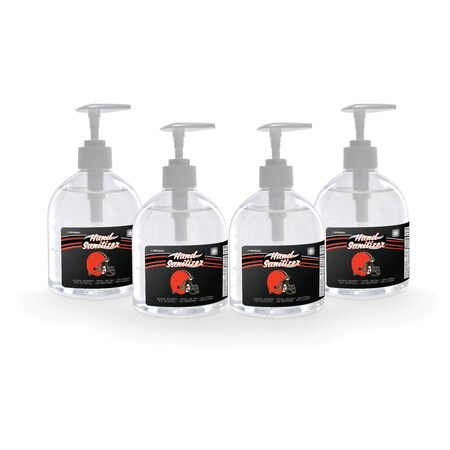 Fanmats Hand Sanitizer, Cleveland Browns, 16, PK4 29318