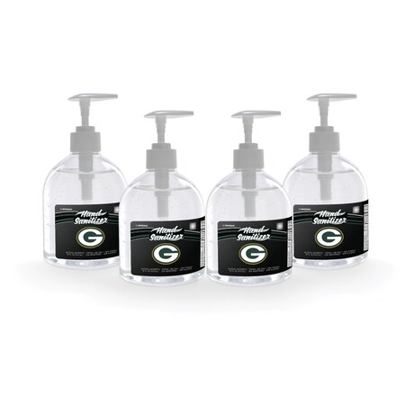 Fanmats Hand Sanitizer, Green Bay Packers, 16, PK4 29322