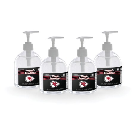 Fanmats Hand Sanitizer, Kansas City Chiefs, 1, PK4 29326