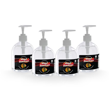 Fanmats Hand Sanitizer, Chicago Blackhawks, 1, PK4 29348