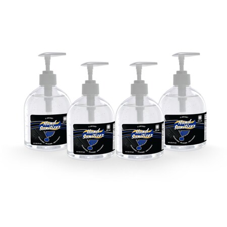 Fanmats Hand Sanitizer, St. Louis Blues, 16 o, PK4 29367