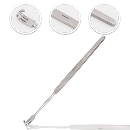 Cynamed Ridge Shaft Retractor, 6.5", B/B, 2-Prong CYZR-0785