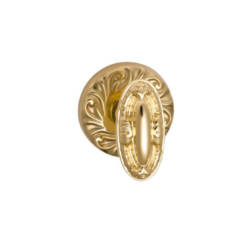 Omnia Knob Passage 2-3/8" Backset, T Strike, 1-3/8" Door Bright Brass 294 294/00.PA1