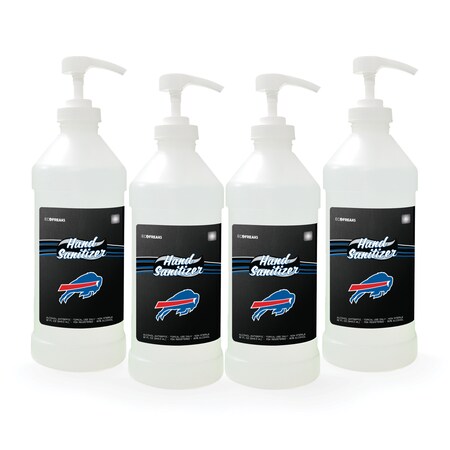 Fanmats Hand Sanitizer, Buffalo Bills, 32 oz., PK4 29423