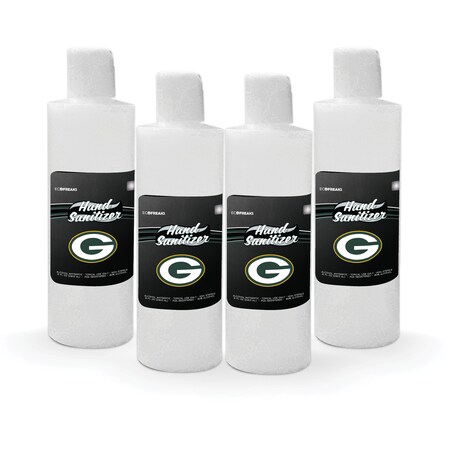 Fanmats Hand Sanitizer, Green Bay Packers, 8, PK4 29465