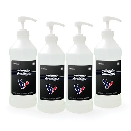 Fanmats Hand Sanitizer, Houston Texans, 32 oz, PK4 29468