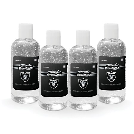 Fanmats Hand Sanitizer, Las Vegas Raiders, 12, PK4 29489
