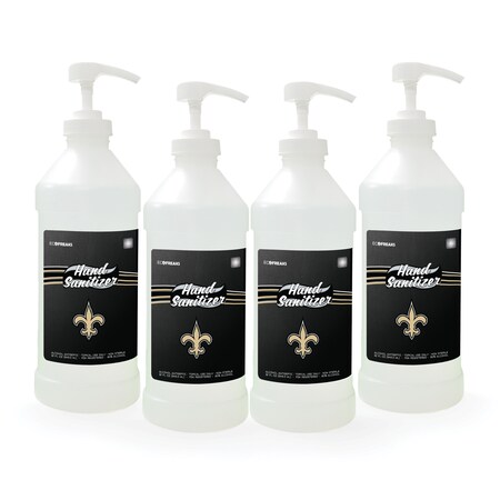 Fanmats Hand Sanitizer, New Orleans Saints, 3, PK4 29518