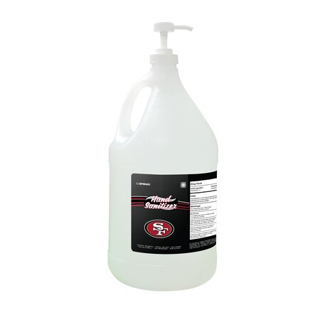 Fanmats Hand Sanitizer, San Francisco 49ers, 1 gal 29542