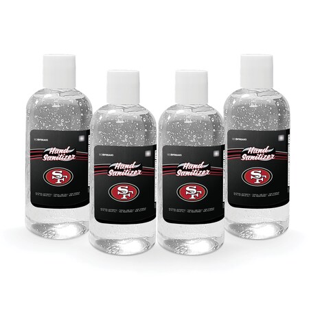 Fanmats Hand Sanitizer, San Francisco 49ers, PK4 29544