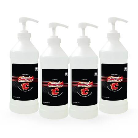 Fanmats Hand Sanitizer, Calgary Flames, 32 oz, PK4 29583