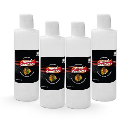 Fanmats Hand Sanitizer, Chicago Blackhawks, 8, PK4 29595