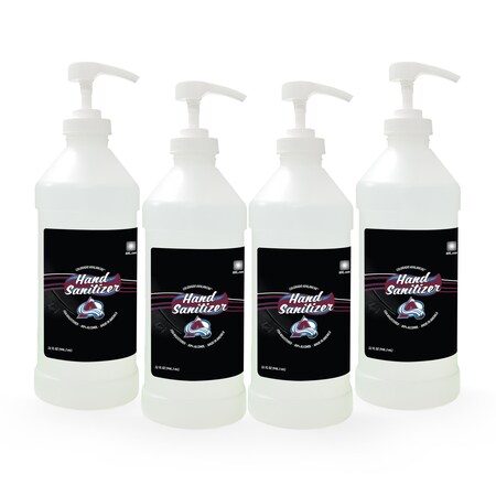 Fanmats Hand Sanitizer, Colorado Avalanche, 3, PK4 29598