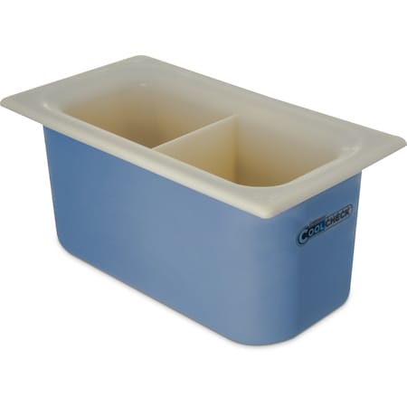 Carlisle Foodservice CoolChck, 6" D, 1/3-Sz Div Food Pn, 3.4 qt. CM1103C1402