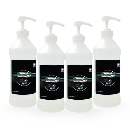 Fanmats Hand Sanitizer, San Jose Sharks, 32 o, PK4 29683