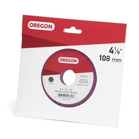 Oregon Chain Grinding Wheel, 1/4" x 4-1/8 OR4125-14A