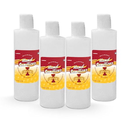 Fanmats Hand Sanitizer, Iowa State, 8 oz., Fli, PK4 29800