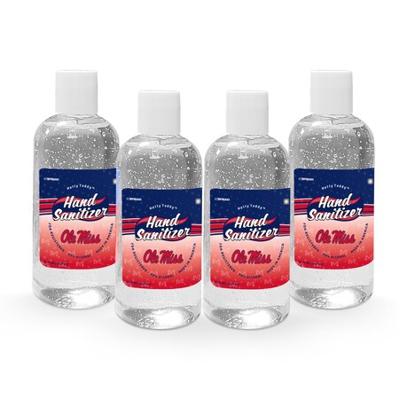 Fanmats Hand Sanitizer, Ole Miss, 12 oz., Flip, PK4 29849