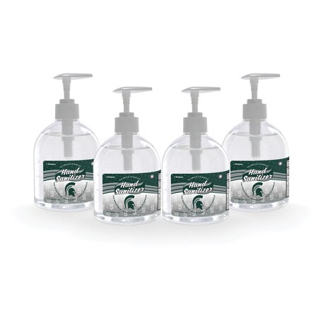 Fanmats Hand Sanitizer, Michigan State, 16 oz, PK4 29869