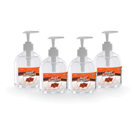 Fanmats Hand Sanitizer, Oklahoma State, 16 oz, PK4 29878