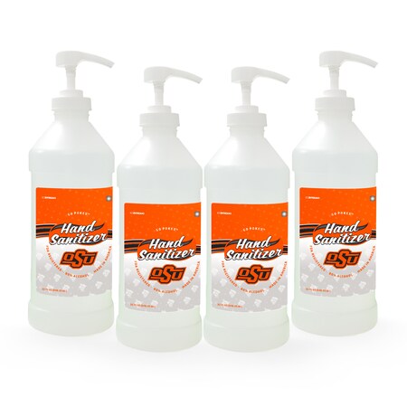 Fanmats Hand Sanitizer, Oklahoma State, 32 oz, PK4 29879