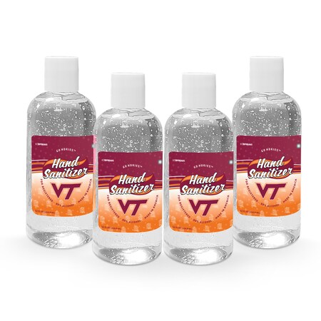 Fanmats Hand Sanitizer, Virginia Tech, 12 oz., PK4 29891