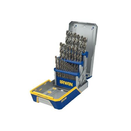 Irwin 29-pc. Cobalt Alloy Steel M-42 Metal Index Drill Bit Set 3018002B