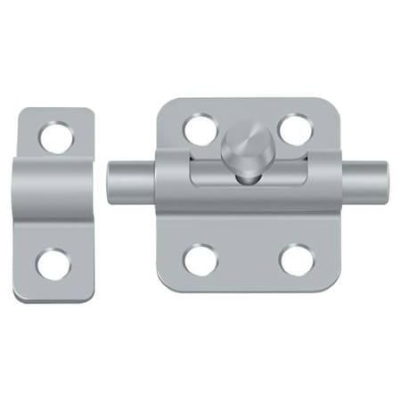 Deltana Barrel Bolt Satin Chrome 2" 2BBU26D