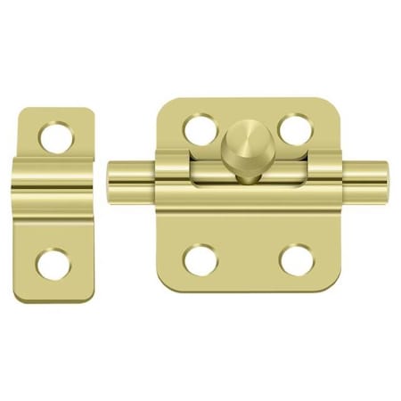 Deltana Barrel Bolt Bright Brass 2" 2BBU3