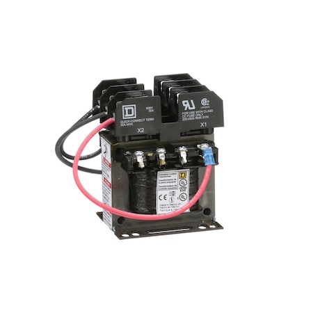 Square D Control Transformer, 50 VA, Not Rated, 120V AC, 600V AC 9070TF50D5