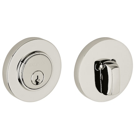 Baldwin Estate Lifetime Bright Nickel Deadbolts 8244.055
