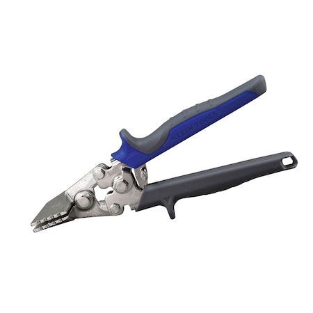 KLEIN TOOLS Straight Hand Seamer, 3", Straight, 8.6", Steel 86522