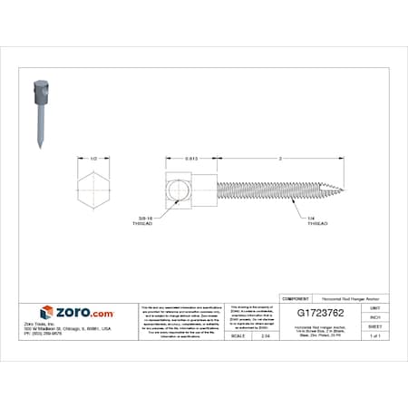 DEWALT Hangermate&reg; 3/8 X 2 In. Mechanical Anchor
