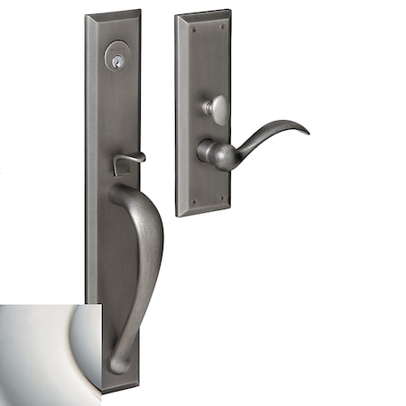 Baldwin Entry Handlesets Lifetime Bright Nickel M504.055.LENT