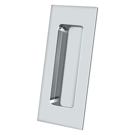 Deltana Heavy Duty Rectangular Flush Pull Bright Chrome 4"X1-7/8" FP40U26