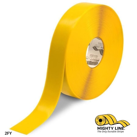 Mighty Line Freerzer Tape PVC Yellow, 2" W x 100 ft. L 2FY