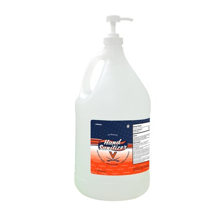 Fanmats Hand Sanitizer, Virginia, 1 gal., Pump Top 30008