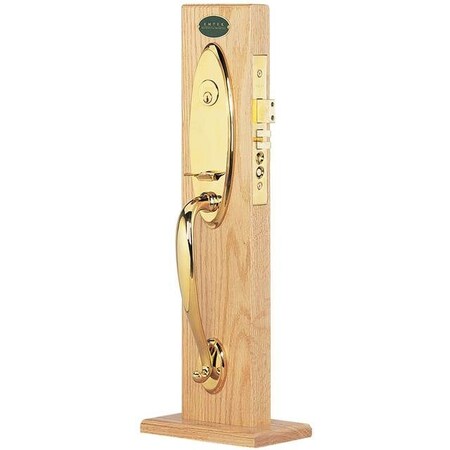 Emtek Lifetime Brass Handleset, 3002MNPVDRH 3002MNPVDRH