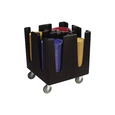 Carlisle Foodservice Optimizer Smll Dish Dolly, 4 Adjust Dvdr ADS403