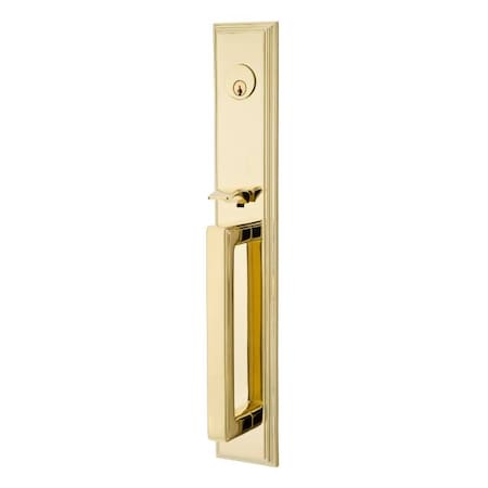 Emtek Lifetime Brass Handleset, 3005RLPVDLH 3005RLPVDLH